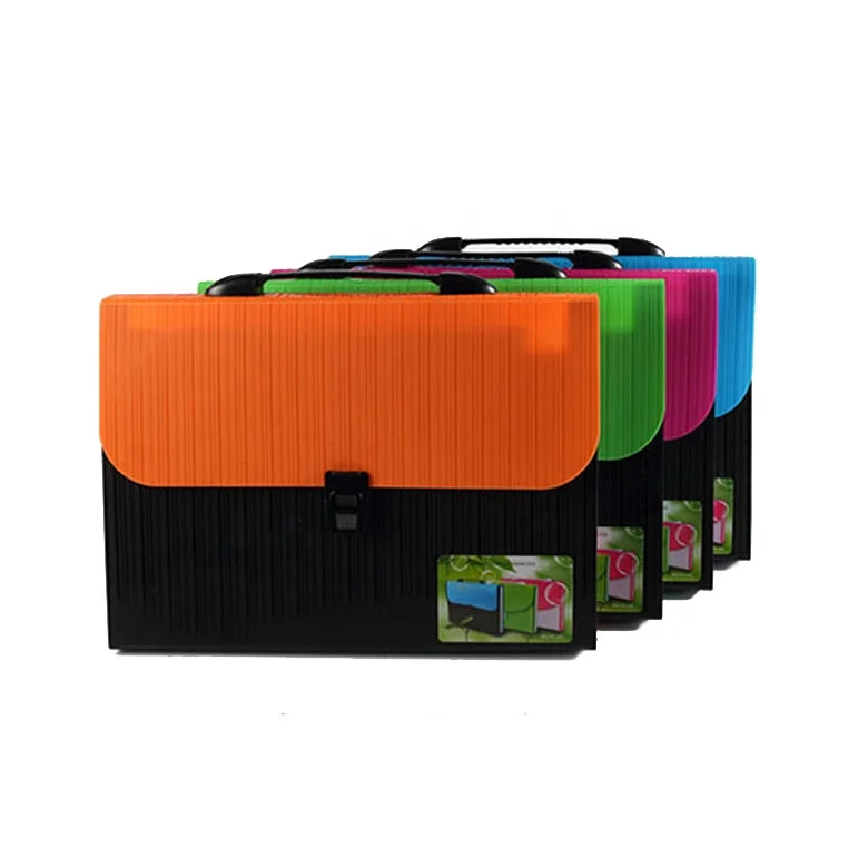 
Latest desigen13pocket A4 Fc PP plastic expandable file folders for office 