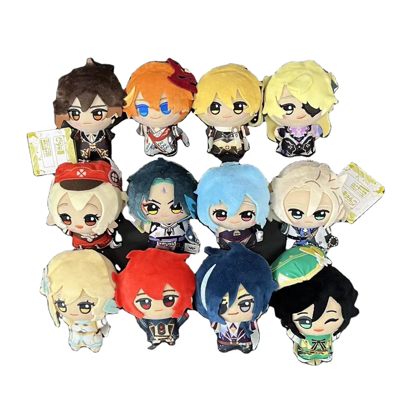 New Game Anime Figure Genshin Impact Keychain ZHONGLI Character Ornament Genshin Impact Plush Toy