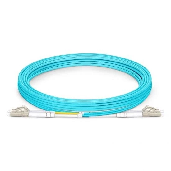 0.5M OM3 Fiber Patch Cable 10Gb Duplex 50/125 LC to LC Multimode Jumper FOR  SFP Transceiver Aque