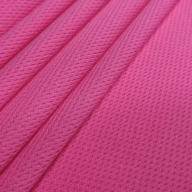 Wicking 100 polyester bird eye mesh knit sports jersey Sportswear fabric for football jersey