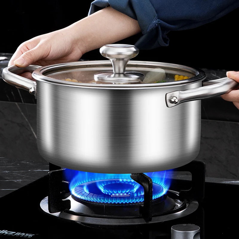 Real material thickened 316 stainless steel soup pot durable to create a new way of health