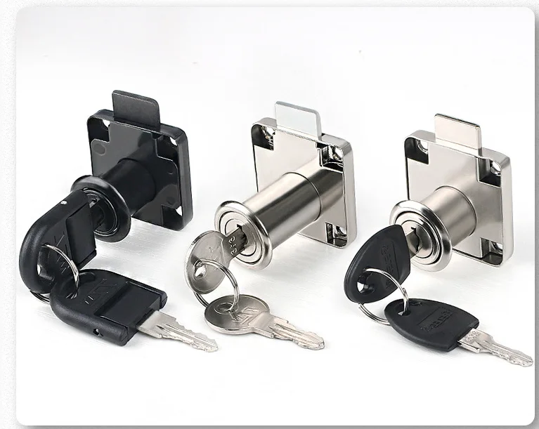HMCL210H Series  Zinc Alloy Lock Wholesale Hardware Home Drawer Lock Home Cabinet  Desk Drawer Lock