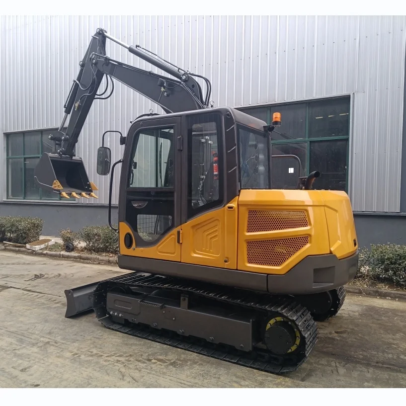 Excavators Mini 6 Ton Tractor Excavator Factory 6 ton 7 ton 8 ton hydraulic crawler excavator price for sale ready in warehouse