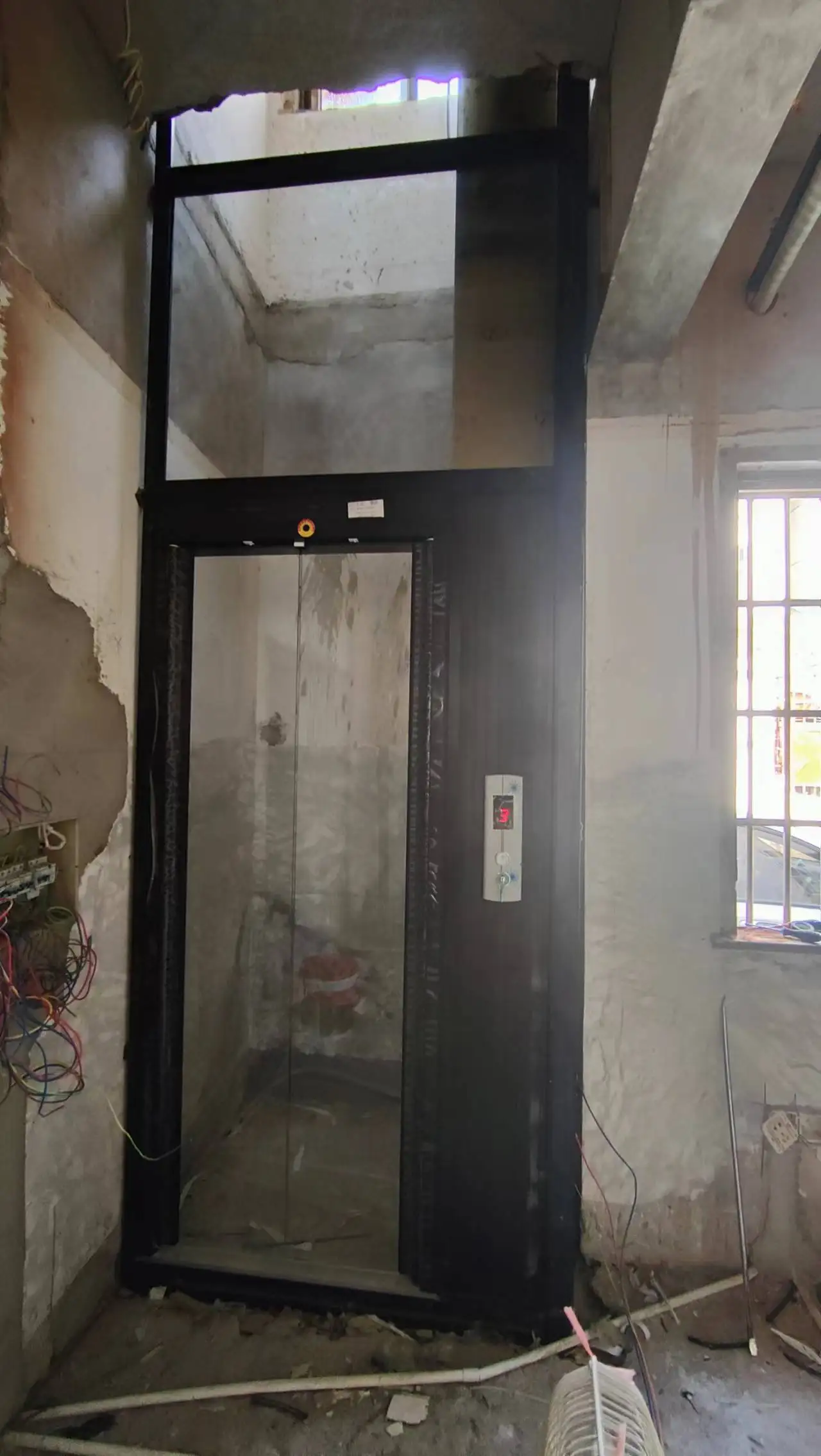 2024 new easier operation stainless steel residential home elevators household using price convenient small elevator