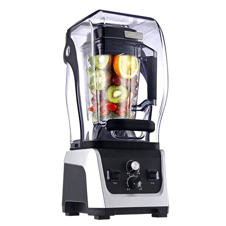 Factory Price licuadora ice blender machine commercial Blenders with sound proof cover