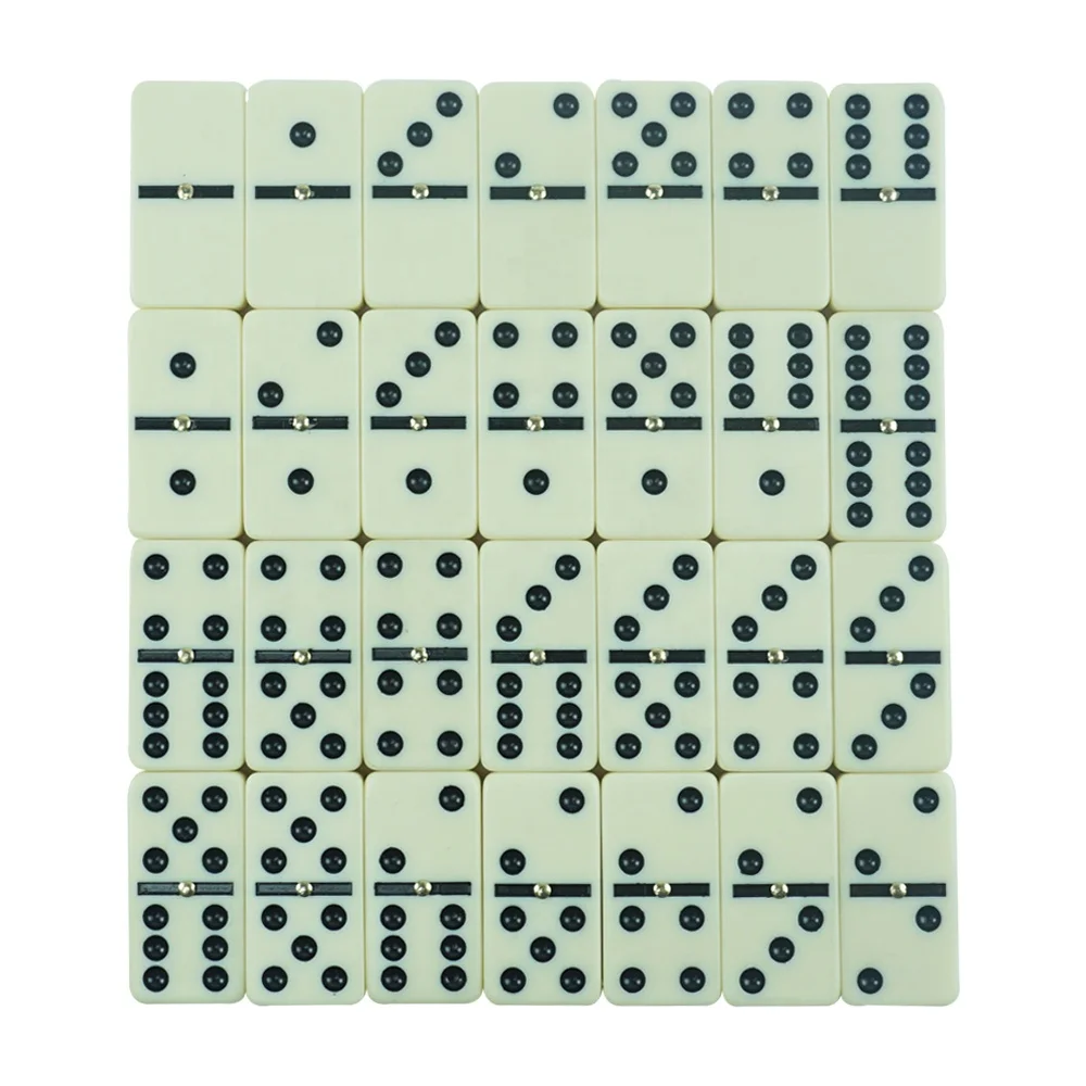 Factory Hot Sell Customized 5211 Domino Toy with Luxury Premium Pu Leather case Box Manufactures Supply