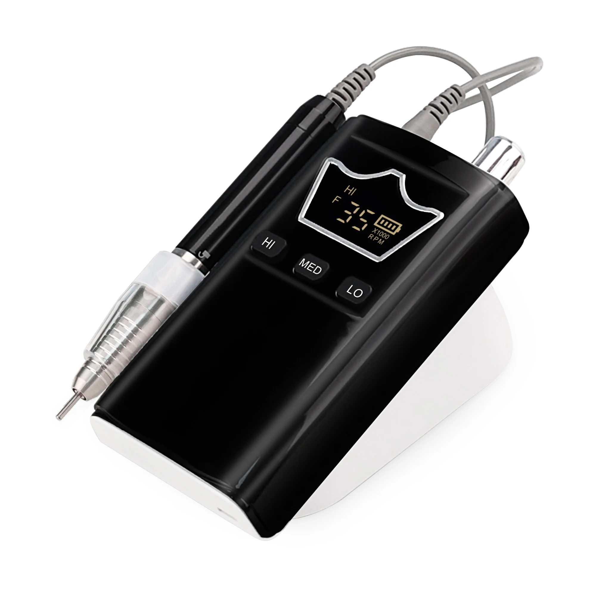 Electric Nail File Machine High Torque Brushless Portable Mobile Nail Drill Rechargeable Machine Manufacturer