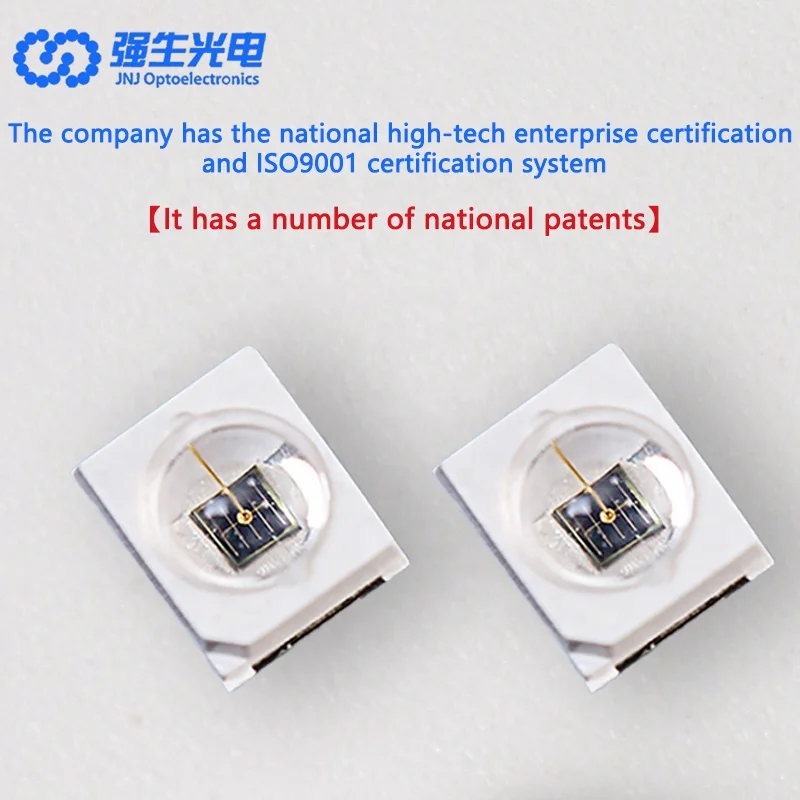 Customizable 0.2W 0.5W 2835 Far Red IR Light SMD LED Diode Dome Lens 620nm 660nm 740nm 850nm 940nm 950nm