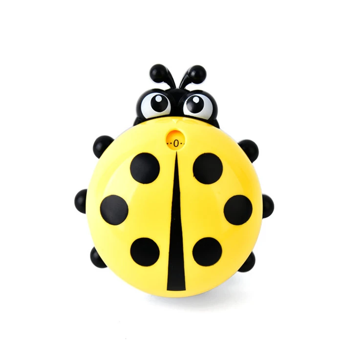 cute ladybug animal shaped magnetic timer kitchen mechanical