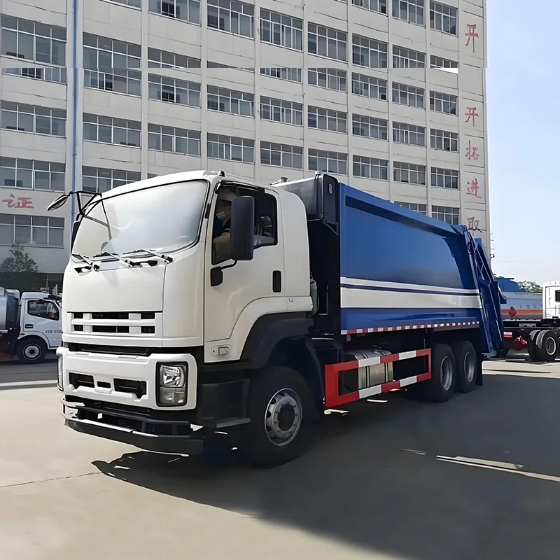 1SUZU GIGA 18CBM 20CBM Rear Loading Garbage Truck 6x4 Compactor Garbage Truck for Sale