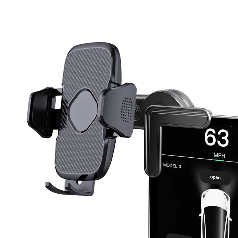 New car accessories 2024 Universal Touch screen Car Phone Holder for Tesla car holder mount Model 3/Y/X/S All Phones