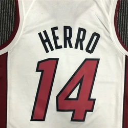 75th  Anniversary  Heat Press Diamond Logo T-shirt Custom Name Wade Butler Herro Adebayo Miami Basketball Jersey Uniforms