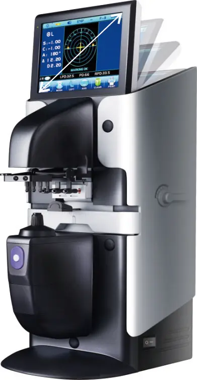 JD2600A китайское цифровое оптическое оборудование автоматический измеритель линз