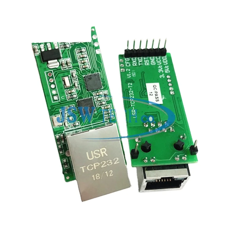 USR-TCP232-T2 dual serial port to Ethernet module network to serial port module 232 to TCP