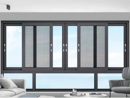 Hurricane impact Thermal Break casement windows Upvc Pvc Casement Window With Operator