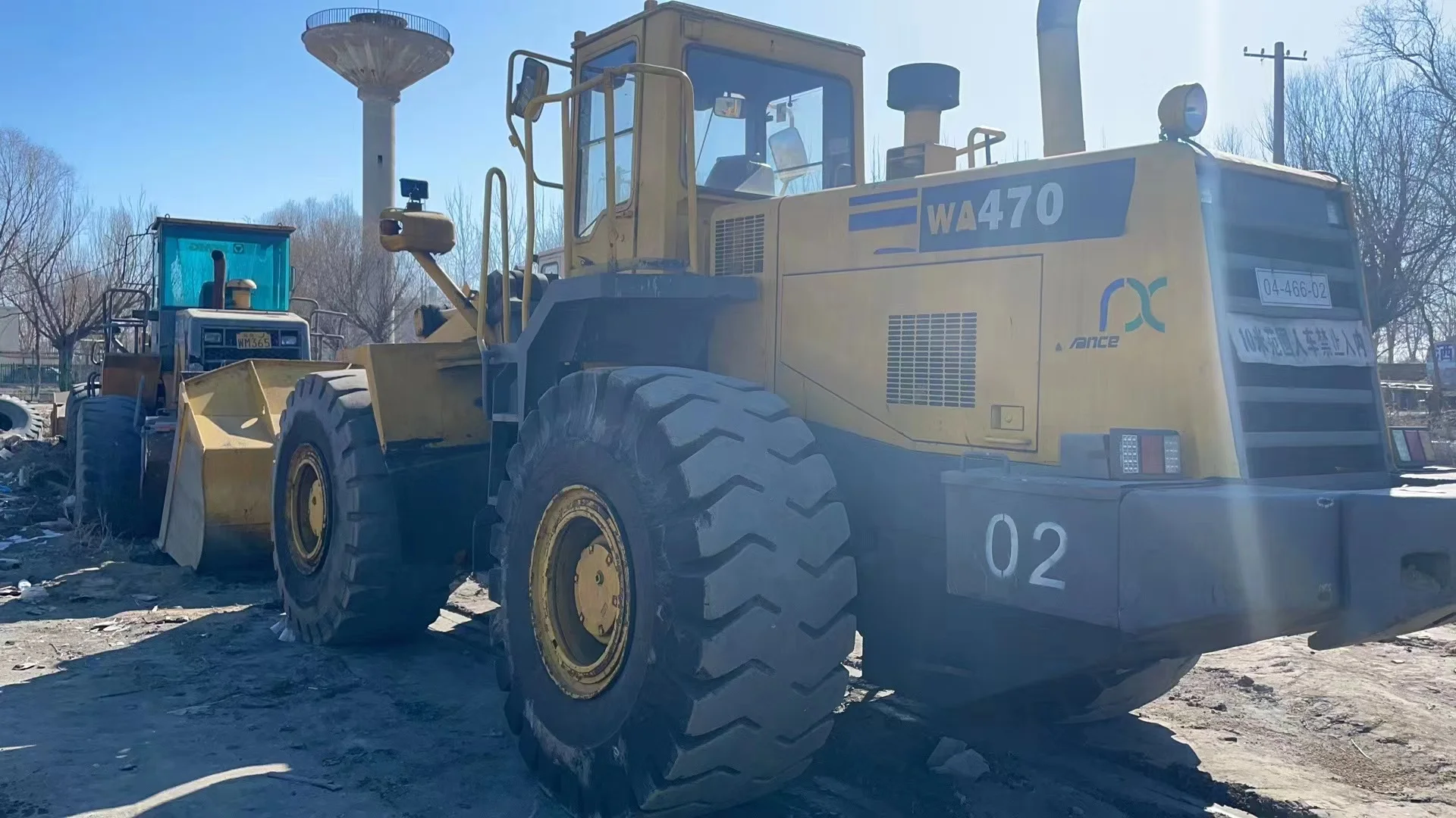 Komatsu WA 470 used excavator front wheel loader mining loader Komatsu WA 470