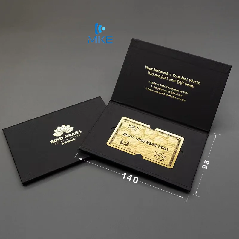Custom gold foil stamping gift sports cards with paper boxes packaging