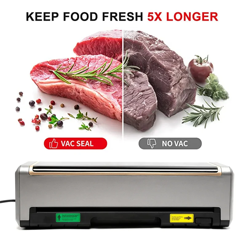 Vacuum Preservation Packaging Food Vacuum Sealing Small Household Plastic Sealer Machine Packaging