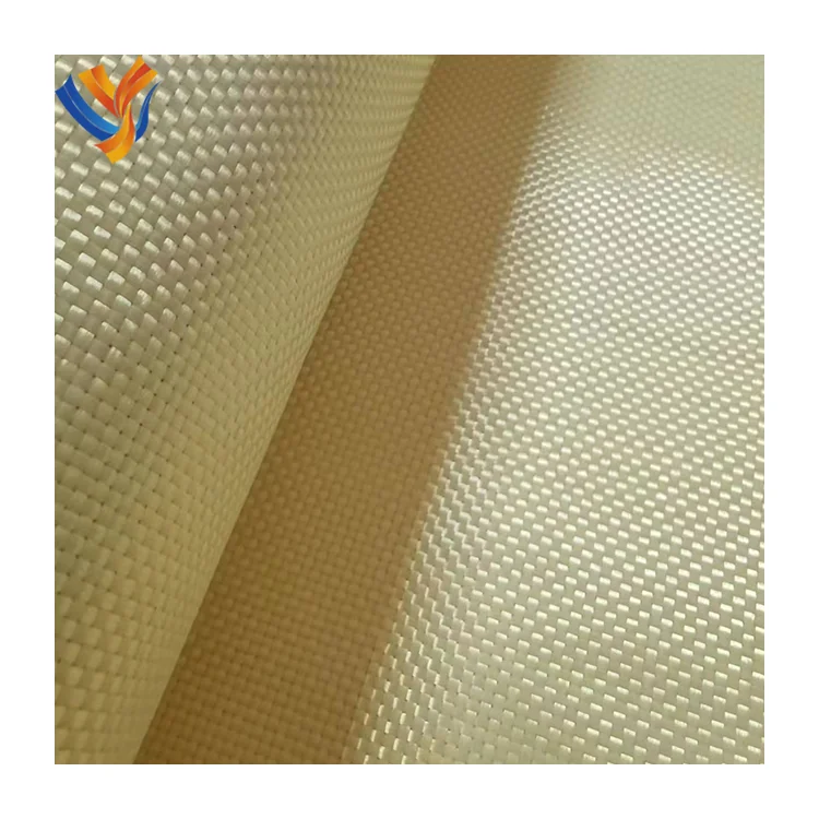 Manufacturer direct sales 3000D 400gsm Plain Aramid fabric Para aramid fiber protection 1m width fabric