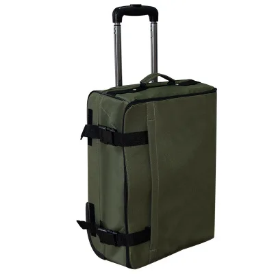 Custom oxford foldable travel trolley luggage with wheels