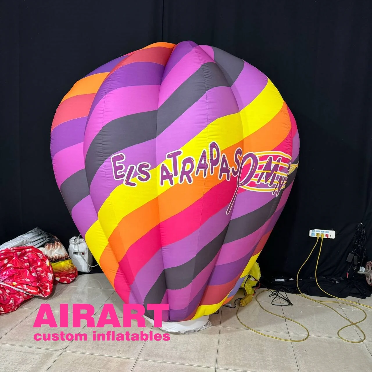 inflatable hot air shape balloon,giant inflatable ground logo billboard balloon for roof decoration