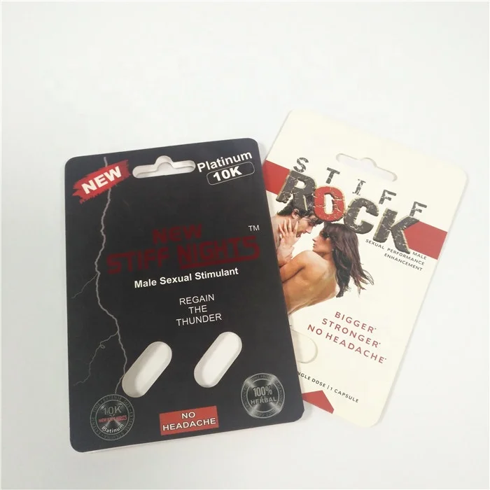 
Custom design Glod hot stamping paper cards with adhesive sticker for capsule pills packaging 