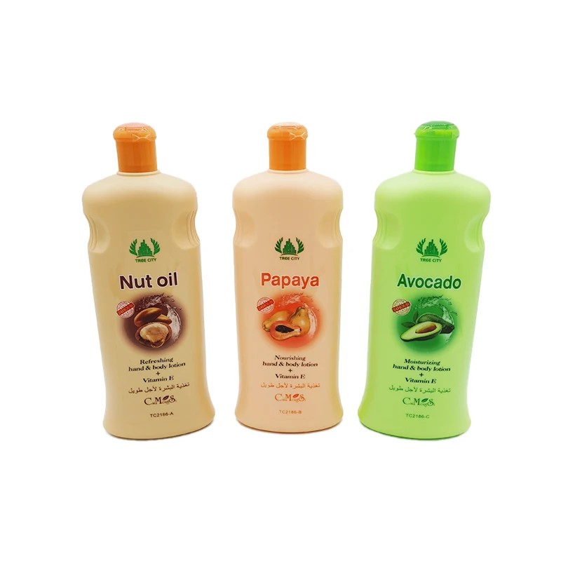 Private Label 600ml Whitening Moisturizing Lightening Body Lotions Whitening Body Lotion For Women