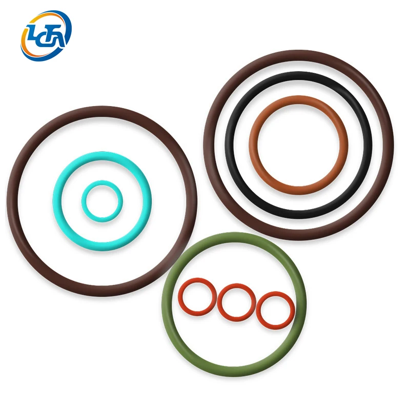 AS568 Standard Sizes Rubber O-Ring Seal NBR FKM Silicone ORing 40/50/60/70/80/90 Shore A O Ring