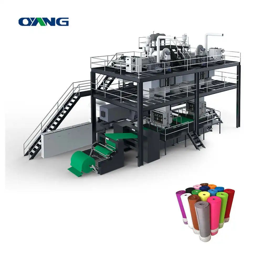 High Quality Factory Manufacturer Price PP Spunbonded Non Woven Fabric Product Line  Non Woven Fabric Making Machine For Sale