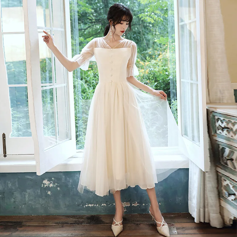 Bridesmaid Wedding Mermaid Bridal Gowns Dress