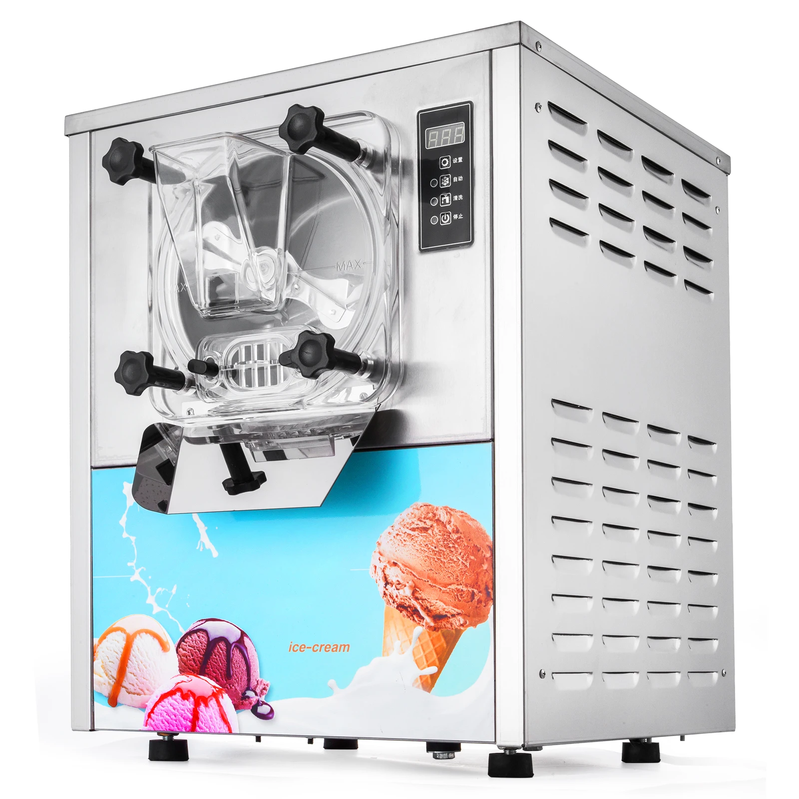 1400 Вт итальянское мороженое, машина для изготовления Фруктового мороженого, машина для замороженного йогурта (1600265577803)