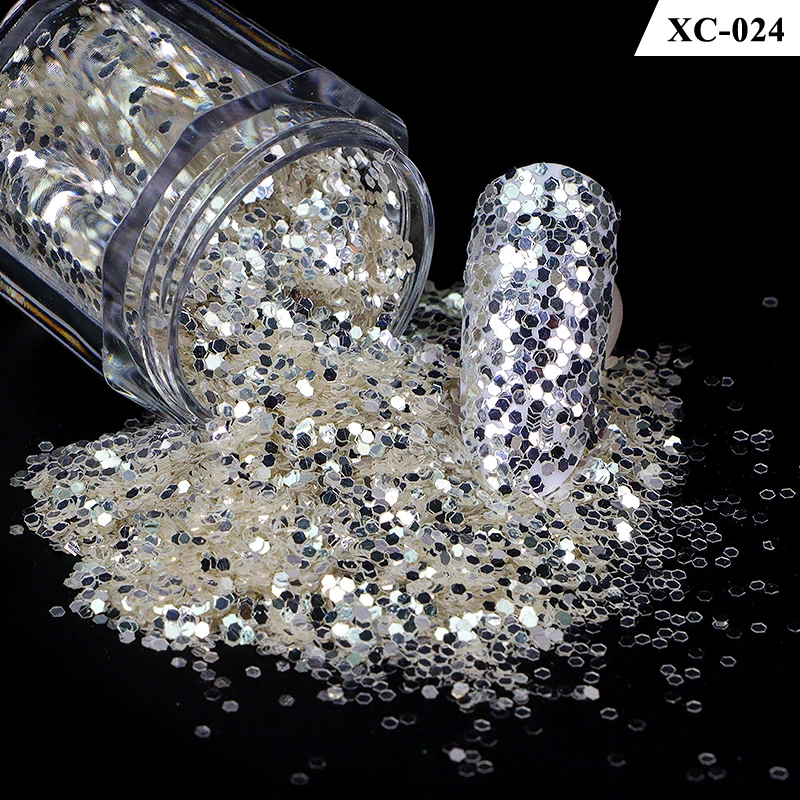 Diamond Glitter High Flash Sliver glitter Powder Makeup for Cosmetics Nails Crafts decoration Silver Glitter