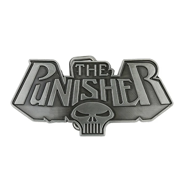 Kito Shirt Pins Punisher Skullhead Logo Comics Child Custom Kids Bling Belt Buckles Women Belt Seatbelt Buckle Belt