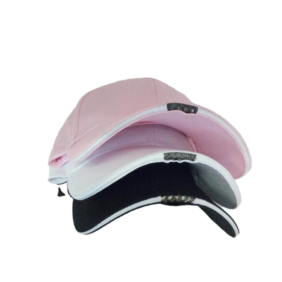 New high quality Led lights caps baseball Durable sports caps BSCI audit caps factory