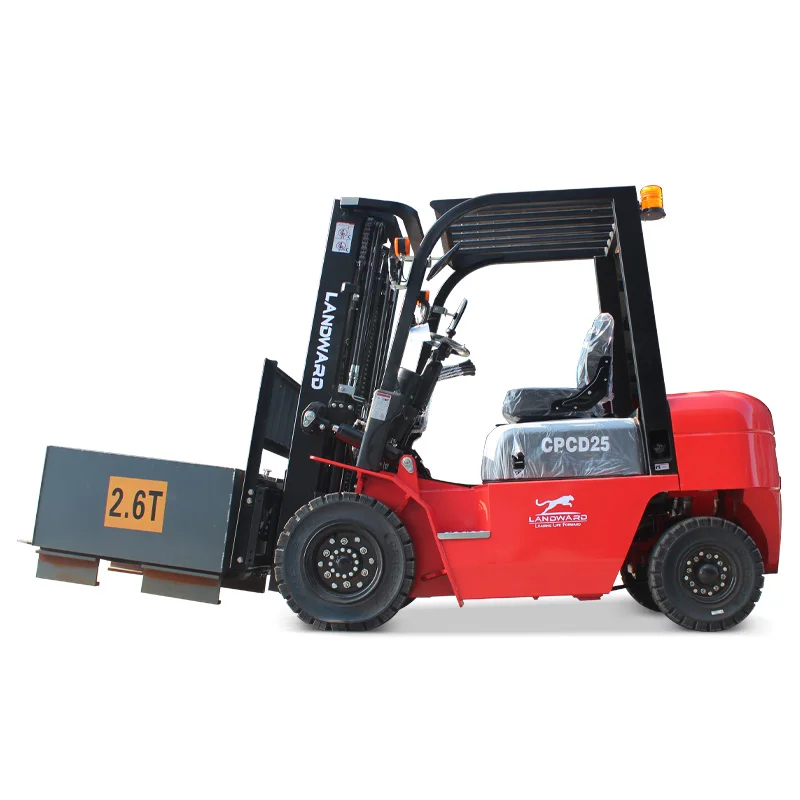 Cheap 3 Ton 3.5 Ton All Terrain Diesel Forklift Euro 5 EPA Engine Handling Lifting Wheel Small Forklift