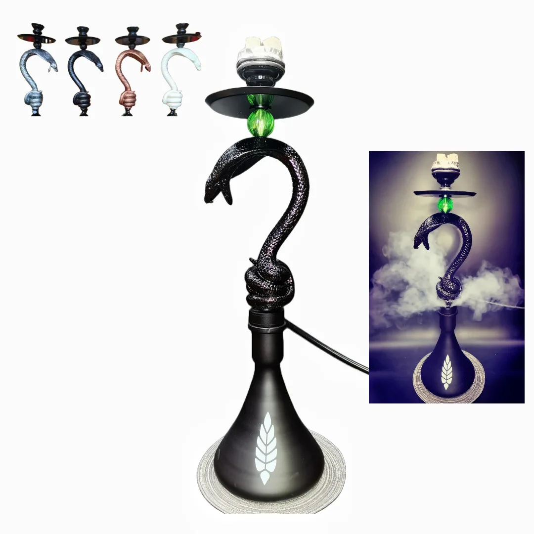 Arabian retro hookah Large size resin single pipe cobra hookah shisha