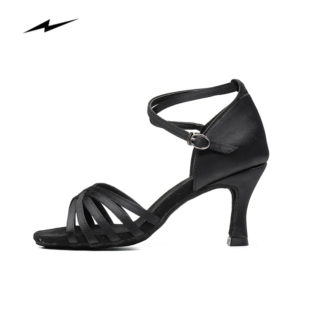 Factory Wholesale Provide Latin Shoes Women Ballroom Salsa Dance Shoes with 3/5/7cm