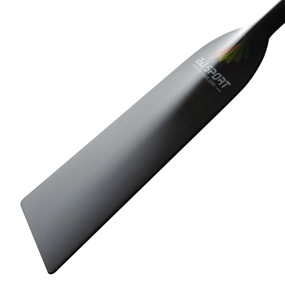 Full Carbon Fiber Trivium Dragon Boat Paddle with Ultralight Round to Oval Shaft with no junction between the blade and shaft