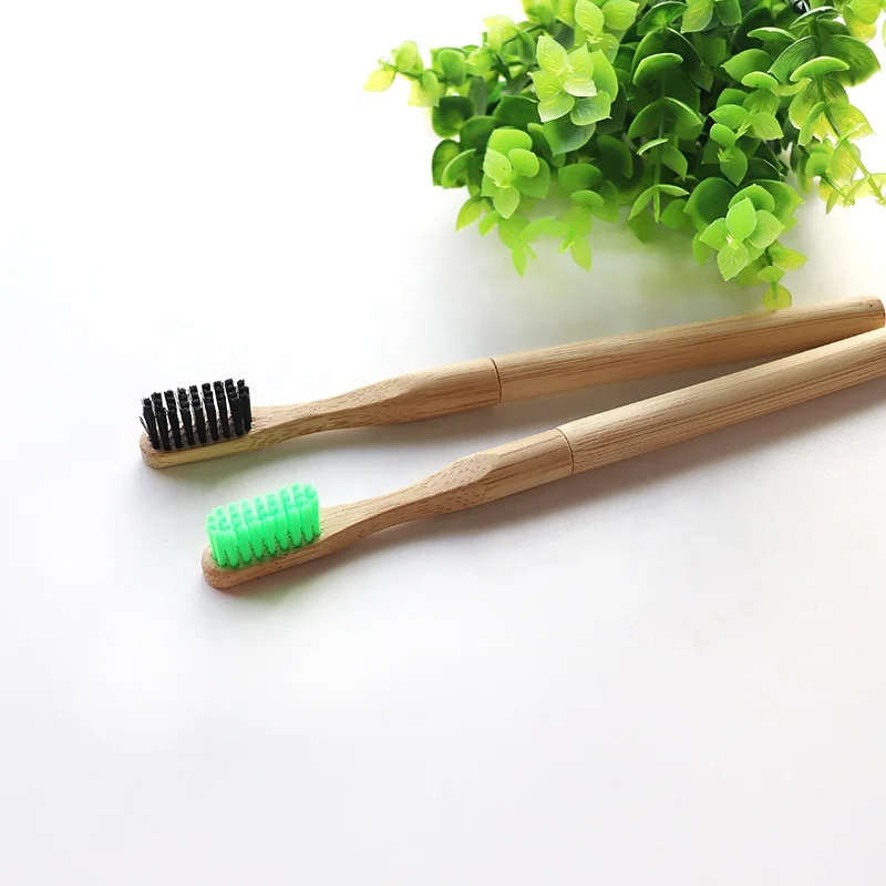 BT-CO-S-03 Wholesale Replaceable Bamboo Toothbrush With Replaceable Head