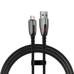 Custom wholesale price micro USB cable  3A mobile fast charging android mobile micro usb data cable