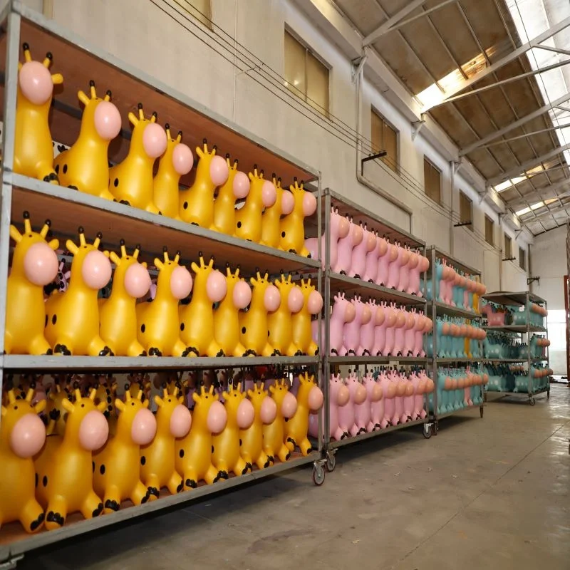 Hot Sale Child riding horse hoppers Inflatable jumping animal toy great gift for kids