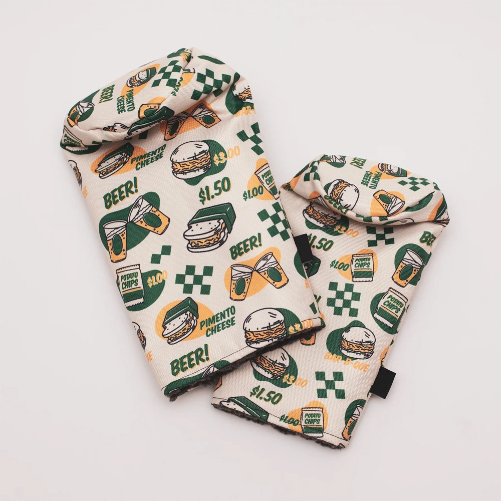 Manufacture China Golf Driver Club Cover Printed Waterproof Barrel Customized Golf Driver Head Cover