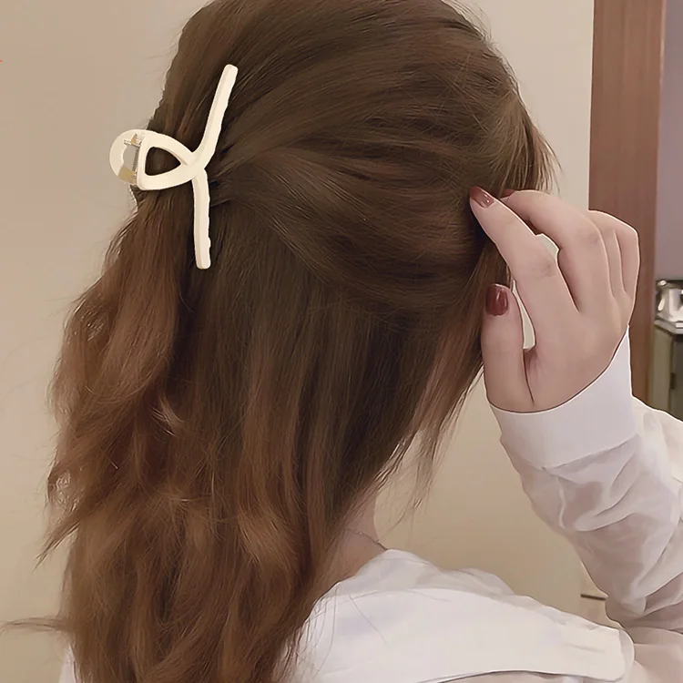 Women Hair Claw Crab Clip Charm Chic Solid Small Hair Styling Tools Headgear Hair Clips