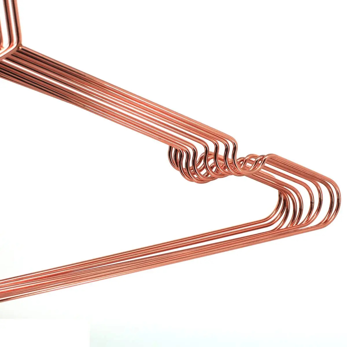 Wholesale Cheap  Rose Gold  Metal Clothes Hangers