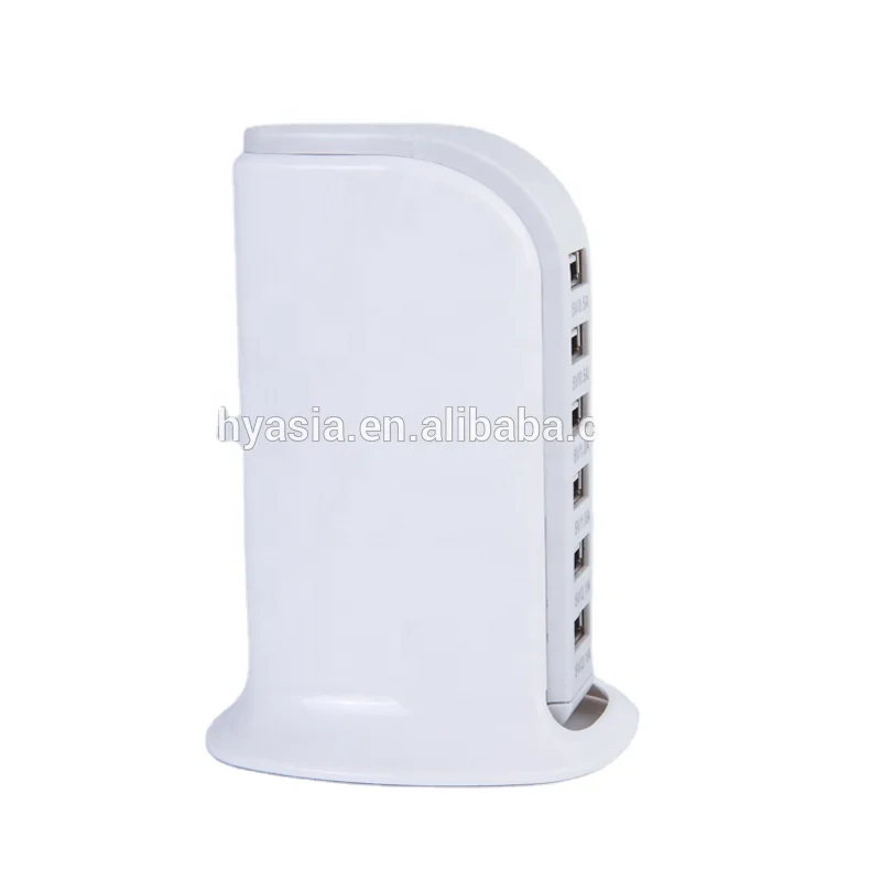 
USB ports 6 in 1 USB desk top charger home charger 5V6A office charger 