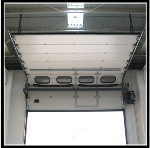 Factory Price Customized Industrial lift Warehouse sectional Aluminum Overhead door for workshop