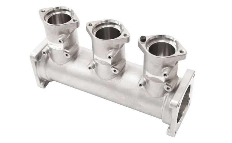 high quality lost wax investment casting parts Sand Blasting fluid system parts