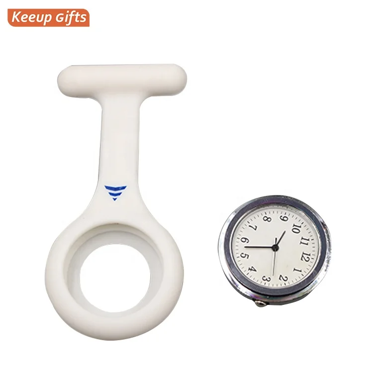 Женские Дамы Персонализированные oem Китай белая Милая брошь на заказ грудь медсестры часы карманные