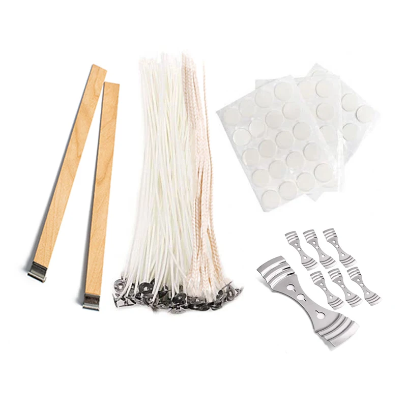 wood wick candle large candle wick sticker tabs wick setter