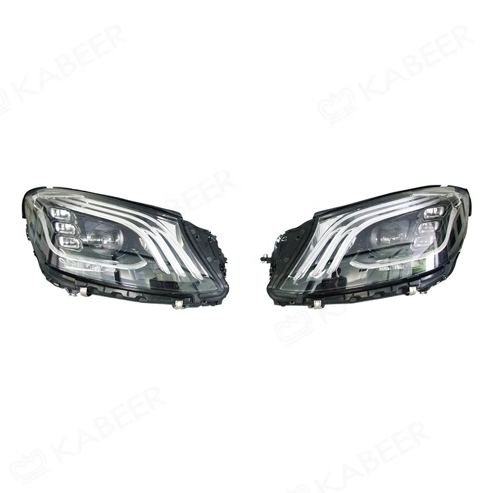 Kabeer high Quality auto Headlight for Mercedes S-Class W222 (2018-up)  S63 S65 oem type 2229064305/4306